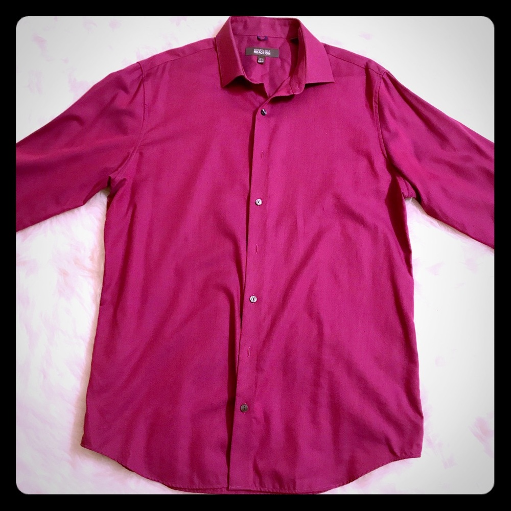 Deep pink/purple Kenneth Cole Reaction dress shirt